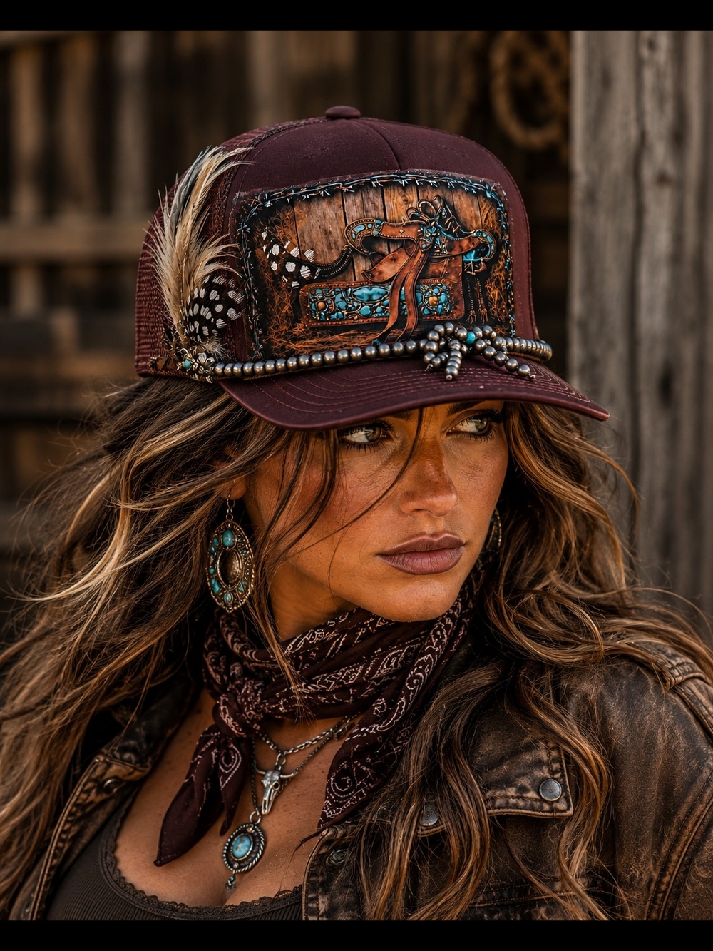 Custom Wester Trucker Hat